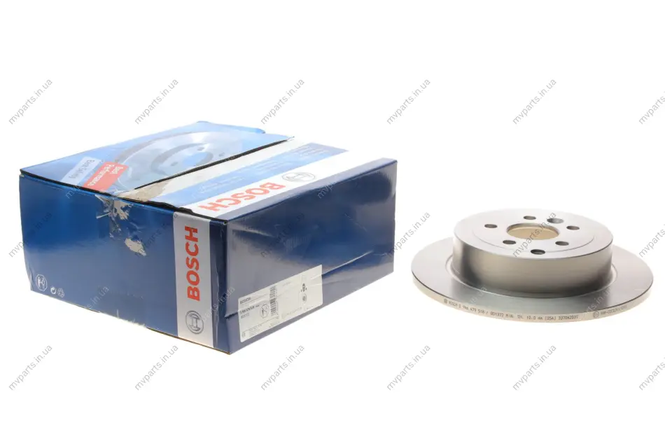 Диск гальмівний (задній) Land Rover Freelander 2 06-14 (302x12) (повний) 0 986 479 518 BOSCH 0-986-479-518 (фото 1)