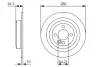 Диск гальмівний (задній) Mini Clubman (R55) 07-14 (280x10) 0 986 479 A08 BOSCH 0-986-479-A08 (фото 5)