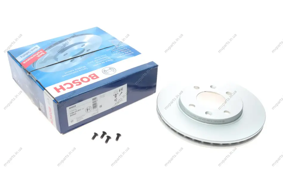 Диск тормозной (передній) Peugeot 206 1.4/1.6 98-12 (247.4x20.4) 0 986 479 B32 BOSCH 0-986-479-B32 (фото 1)
