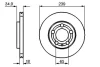 Диск гальмівний (передній) Skoda Octavia/Fabia/VW Polo 1.2-1.4 99- (238,7x18) 0 986 479 B62 BOSCH 0-986-479-B62 (фото 5)
