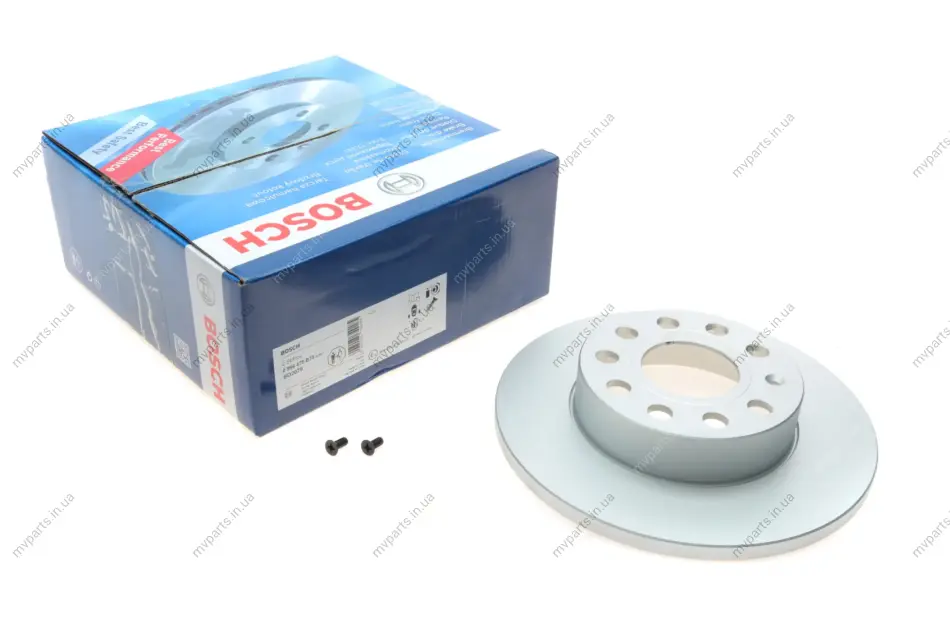 Диск гальмівний (задній) Audi A3/Skoda Octavia/VW Caddy/Golf/Touran 03-15 (260х12) 0 986 479 B78 BOSCH 0-986-479-B78 (фото 1)