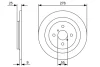 Диск гальмівний (задній) Toyota Yaris 05- (278x9) 0 986 479 C05 BOSCH 0-986-479-C05 (фото 5)