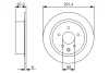 Диск гальмівний (задній) Nissan Juke 10-/Qashqai 07- (291.4x9) 0 986 479 R14 BOSCH 0-986-479-R14 (фото 5)