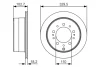Диск гальмівний TOYOTA LAND CRUISER 100, задн., вент. (вир-во Bosch) BOSCH 0986479R15 (фото 5)