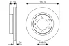 Диск гальмівний (передній) Toyota Hilux 06- (318.5x28) 0 986 479 R46 BOSCH 0-986-479-R46 (фото 5)
