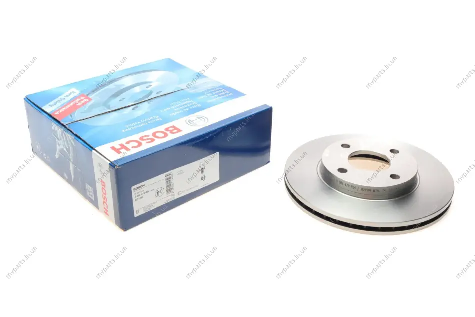 Диск гальмівний (передній) Ford Fiesta 95-13/Focus 98-07 (258x22) 0 986 479 R64 BOSCH 0-986-479-R64 (фото 1)