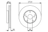 Диск гальмівний (передній) Toyota Auris 07-13/ Corolla 06- (272.8x26) 0 986 479 S16 BOSCH 0-986-479-S16 (фото 5)