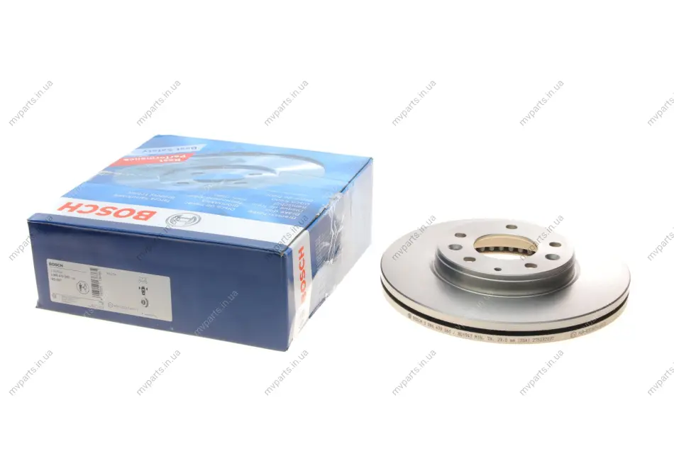 Диск гальмівний (передній) Mazda 6 02-08 (282.5х25) 0 986 479 S60 BOSCH 0-986-479-S60 (фото 1)