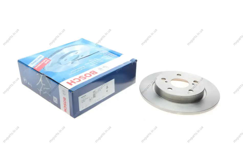 Диск гальмівний (задній) Toyota Auris/ Corolla 06- (270x10) 0 986 479 S64 BOSCH 0-986-479-S64 (фото 1)