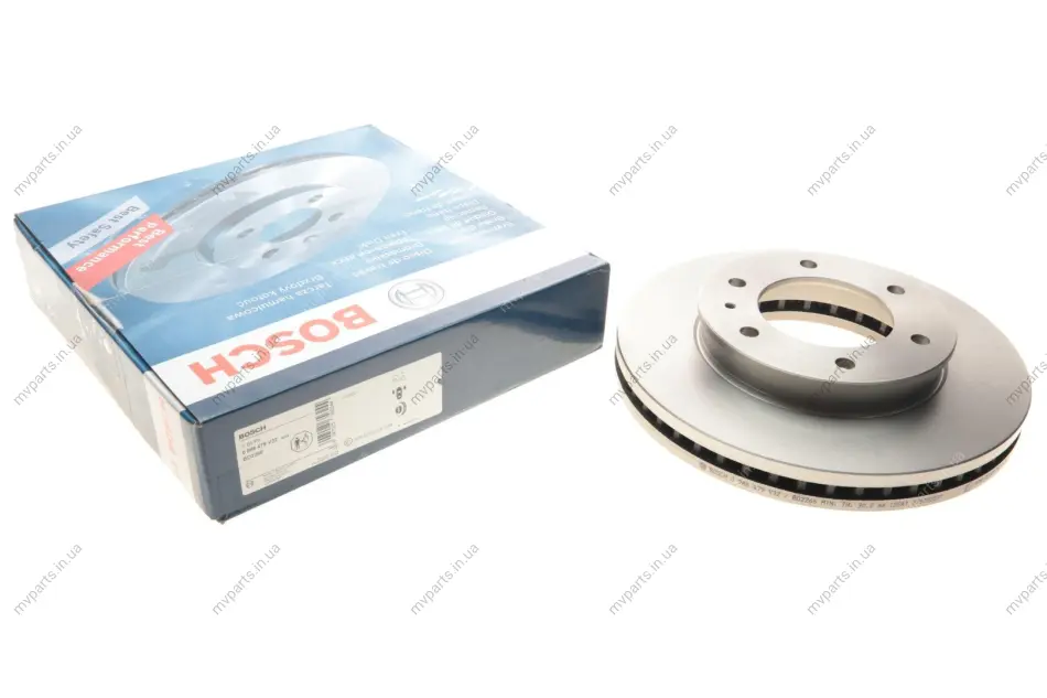 Диск гальмівний (передній) Ford Ranger 2.2 TDCi 11- (302x32) 0 986 479 V32 BOSCH 0-986-479-V32 (фото 1)
