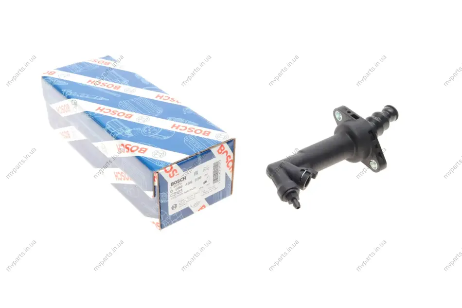 Циліндр зчеплення (робочий) Audi A3/TT/Seat Ibiza/Leon/Skoda Octavia/VW Golf/Bora 96-10/T4 90-03 0 986 486 538 BOSCH 0-986-486-538 (фото 1)