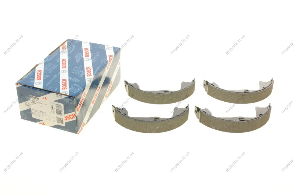 Колодки ручника Opel Omega B 94-03 (160x25) 0 986 487 214 BOSCH 0-986-487-214 (фото 1)