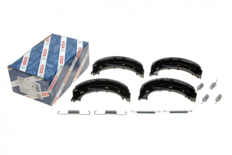 Колодки ручного гальма MB Sprinter 208-316 96- (з пружинками) (160x40) 0 986 487 610 BOSCH 0-986-487-610