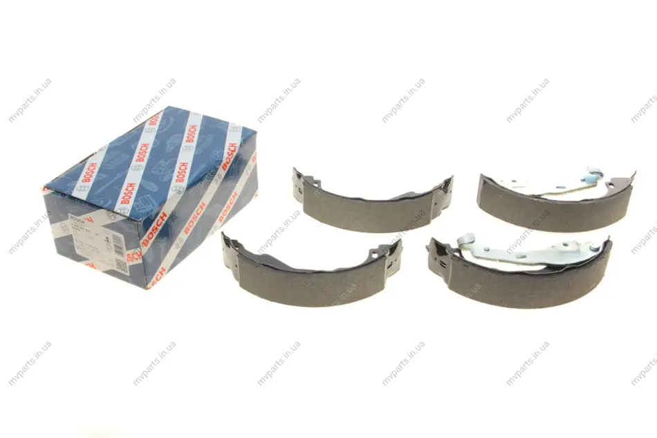 Колодки гальмівні (задні) Renault Clio II/IV/Symbol 98- (барабанні) (203.2x39) 0 986 487 627 BOSCH 0-986-487-627 (фото 1)