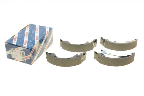 Колодки гальмівні (задні) Nissan Micra/Note/Renault Clio 1.0-2.0 03- (барабанні) 0 986 487 668 BOSCH 0-986-487-668