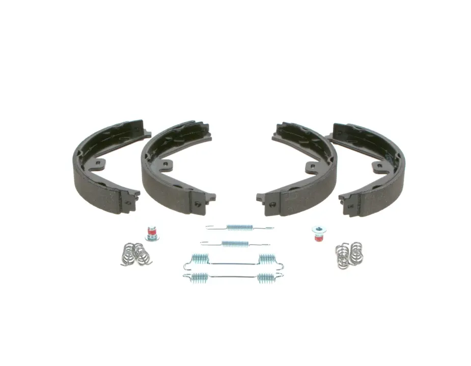 Комплект гальмівних колодок MB E-class (E212)/B-class (W245) 09- (180x25) 0 986 487 752 BOSCH 0-986-487-752 (фото 1)