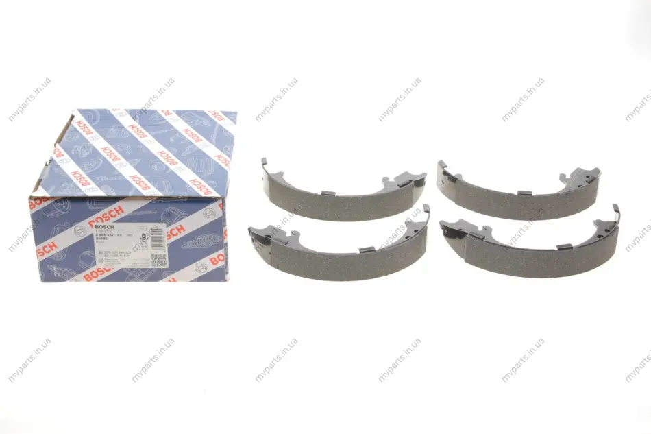 Колодки ручника Honda CR-V II/III 01- (138x35) 0 986 487 765 BOSCH 0-986-487-765 (фото 1)