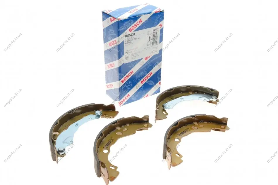 Колодки гальмівні (задні) Renault Clio II/IV/Symbol 98- (барабанні) (203.2x39) 0 986 487 819 BOSCH 0-986-487-819 (фото 1)