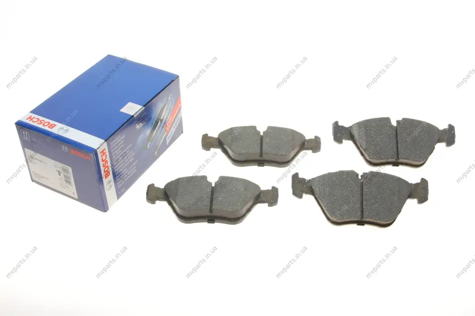 Колодки гальмівні (передні) BMW 3 (E36/E46) 92-06/5 (E34) 87-96/7 (E32) 87-94/Z3 (E36) 97-03 0 986 490 640 BOSCH 0-986-490-640 (фото 1)