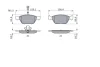 Колодки гальмівні (передні) Alfa Romeo 145/146/156/GT/GTV/Spider/Fiat Bravo 95-05 0 986 494 004 BOSCH 0-986-494-004 (фото 5)