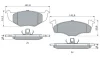Колодка гальм. диск. SEAT IBIZA IV (6L1), SKODA FABIA (6Y2) передн. (вир-во Bosch) BOSCH 0-986-494-005 (фото 5)