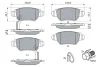 Колодка гальм. диск. OPEL ASTRA/ZAFIRA задн. (вир-во Bosch) BOSCH 0-986-494-014 (фото 5)
