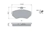 Колодка гальм. диск. AUDI/VW PASSAT/A4 передн. (вир-во Bosch) BOSCH 0-986-494-021 (фото 5)