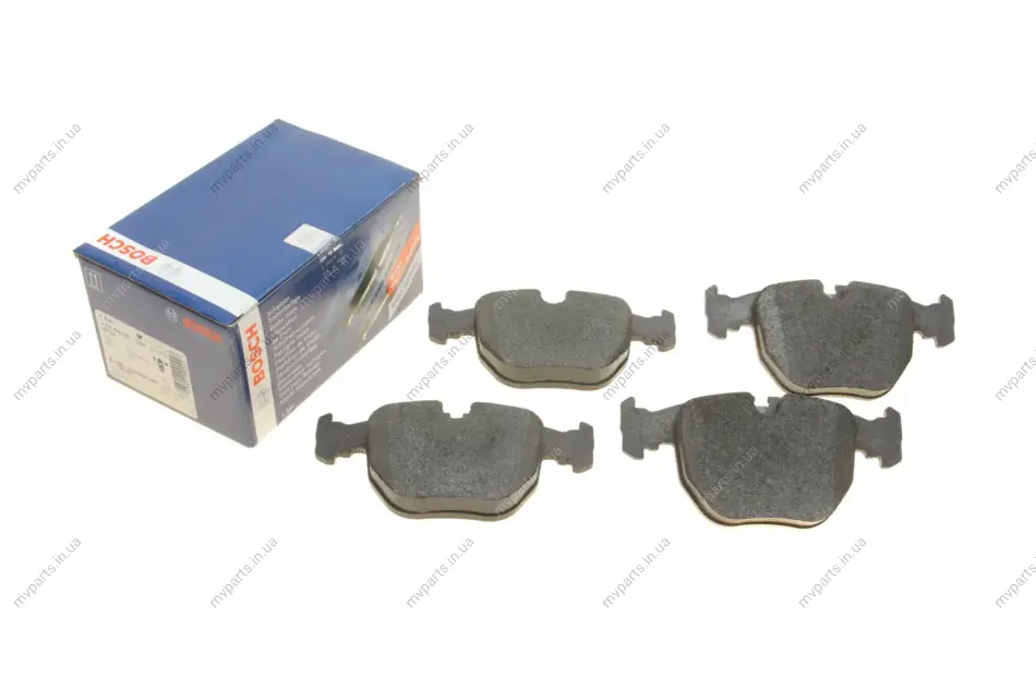 Колодки гальмівні (передні) BMW 5 (E39)/7 (E38)/X5 (E53) 94-07 0 986 494 028 BOSCH 0-986-494-028 (фото 1)