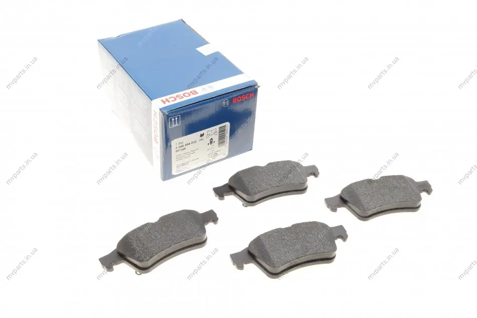 Комплект гальмівних колодок (задніх) Ford Connect 02- 0 986 494 032 BOSCH 0-986-494-032 (фото 1)