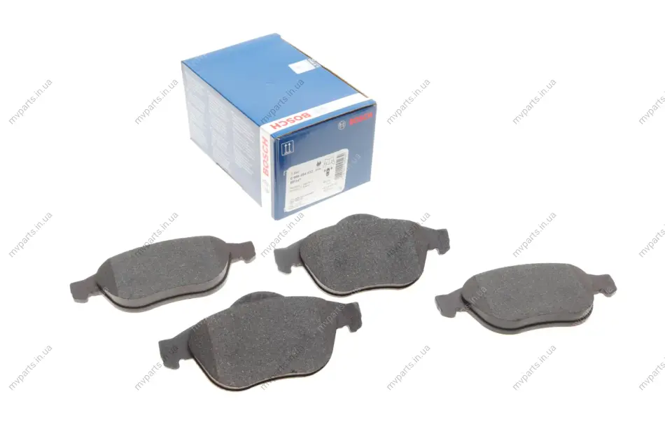 Колодки гальмівні (передні) Renault Laguna II 01-07 0 986 494 033 BOSCH 0-986-494-033 (фото 1)