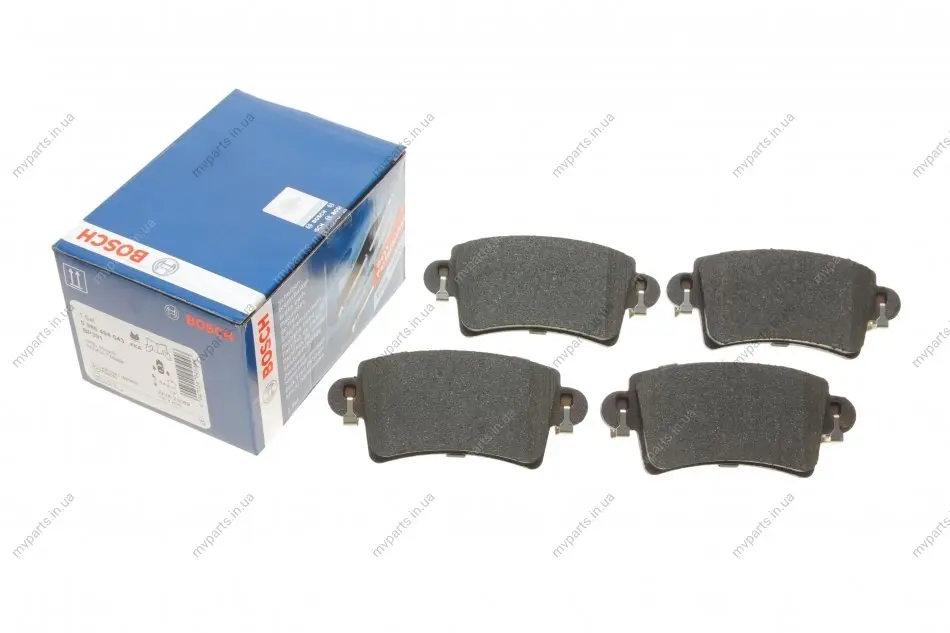 Колодки тормозные (задні) Renault Master II/Opel Movano 98-/Nissan Interstar 02- 0 986 494 043 BOSCH 0-986-494-043 (фото 1)