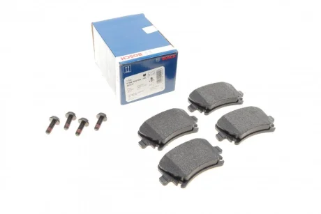 Комплект гальмівних колодок (задніх) Audi A3/A4/A6/TT/Skoda Octavia/SuperB/VW Caddy/Golf/Passat B6/Touran 03- 0 986 494 053 BOSCH 0-986-494-053
