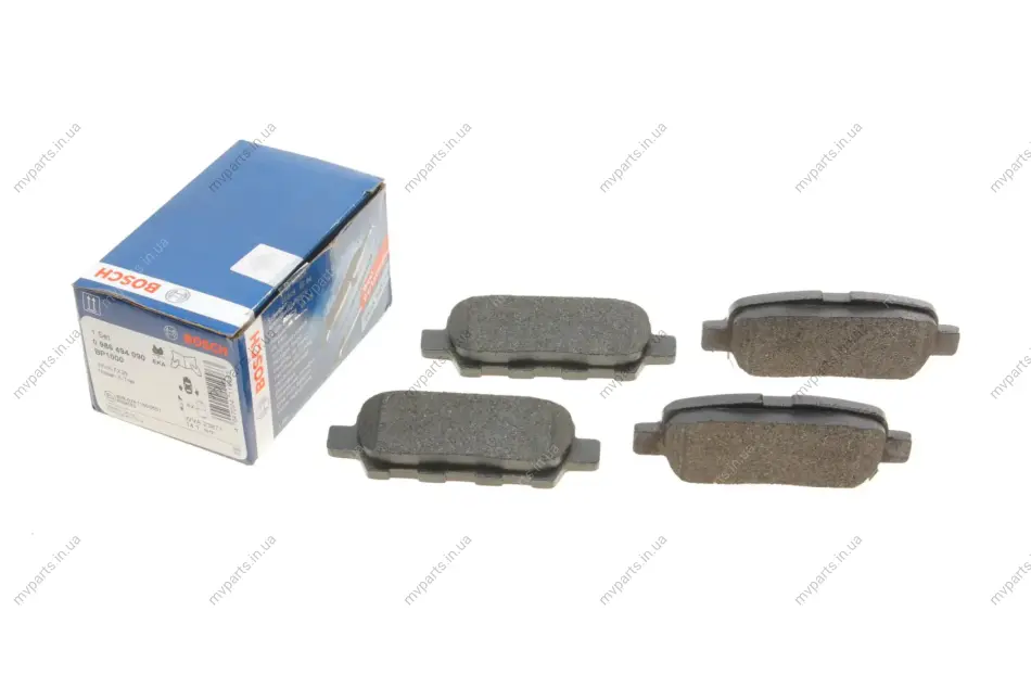 Колодки гальмівні (задні) Renault Koleos/Nissan Juke/Qashqai/X-Trail/Suzuki 08- (Akebono) 0 986 494 090 BOSCH 0-986-494-090 (фото 1)