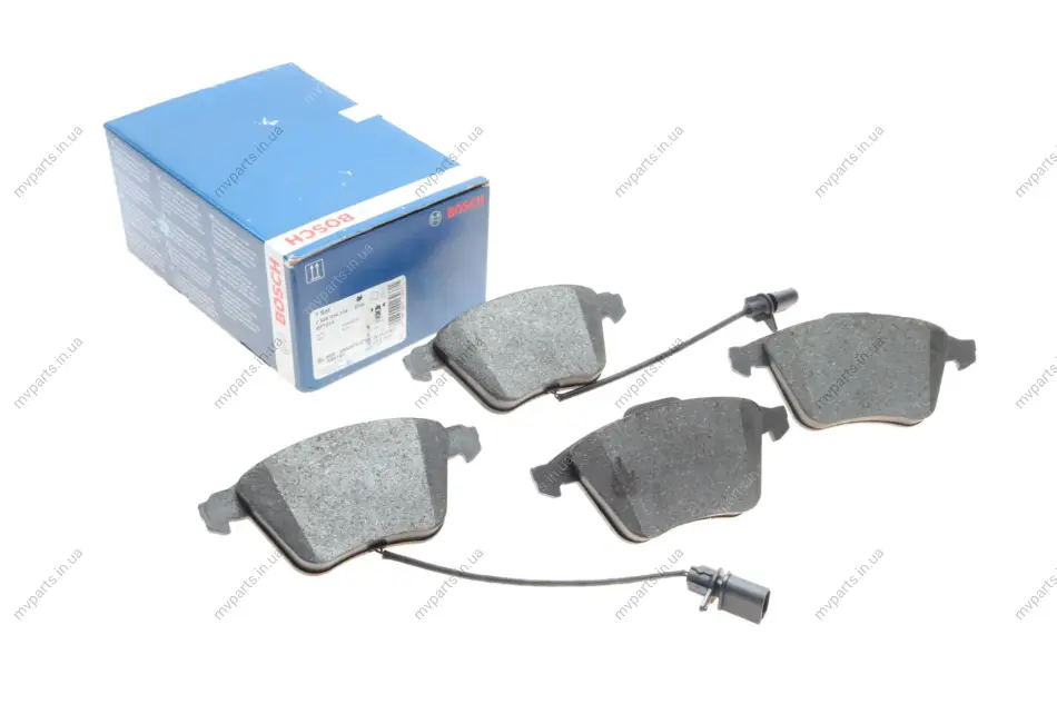 Колодки гальмівні (передні) Audi A4/A6/A8 02-11 (Ate-Teves) (з датчиками) 0 986 494 104 BOSCH 0-986-494-104 (фото 1)