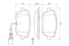 Колодка гальм. диск. VW POLO, SEAT IBIZA V передн. (вир-во Bosch) BOSCH 0-986-494-105 (фото 5)