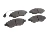 Колодки гальмівні (передні) Citroen Jumper/Fiat Ducato/Peugeot Boxer 06- (+датчик) 0 986 494 111 BOSCH 0-986-494-111 (фото 1)