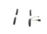 Колодки гальмівні (передні) Fiat 500 07-/Panda 03- (+датчики) 0 986 494 115 BOSCH 0-986-494-115 (фото 3)