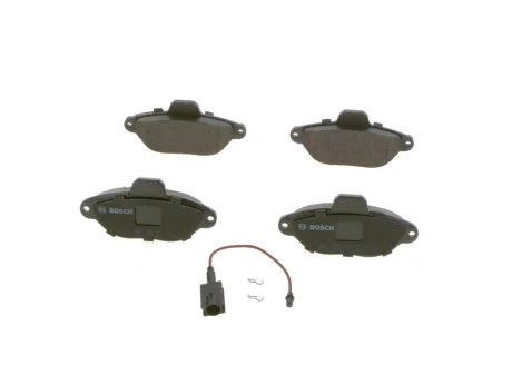 Колодки гальмівні (передні) Fiat 500 07-/Panda 03- (+датчики) 0 986 494 115 BOSCH 0-986-494-115
