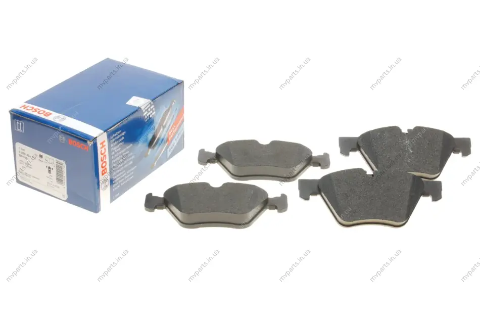 Колодки гальмівні (передні) BMW 1 (E81/E87) 04-12/3 (E90-E93) 05-13/X1 (E84) 11-15 0 986 494 117 BOSCH 0-986-494-117 (фото 1)
