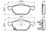 Колодка гальм. диск. HONDA ACCORD передн. (вир-во Bosch) BOSCH 0-986-494-135 (фото 5)