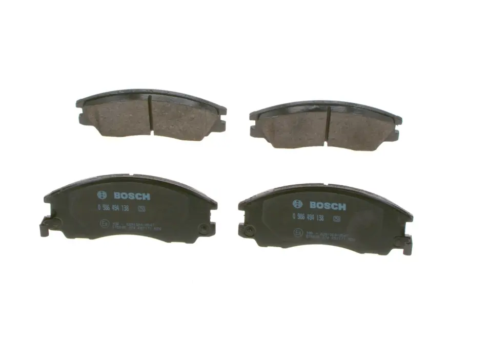 Колодки гальмівні (передні) Hyundai Terracan 01-06 0 986 494 138 BOSCH 0-986-494-138 (фото 1)