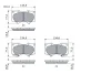 Колодки гальмівні (передні) Toyota Land Cruiser Prado/Hilux 03-/Lexus GX 02-10 (Sumitomo) 0 986 494 153 BOSCH 0-986-494-153 (фото 5)