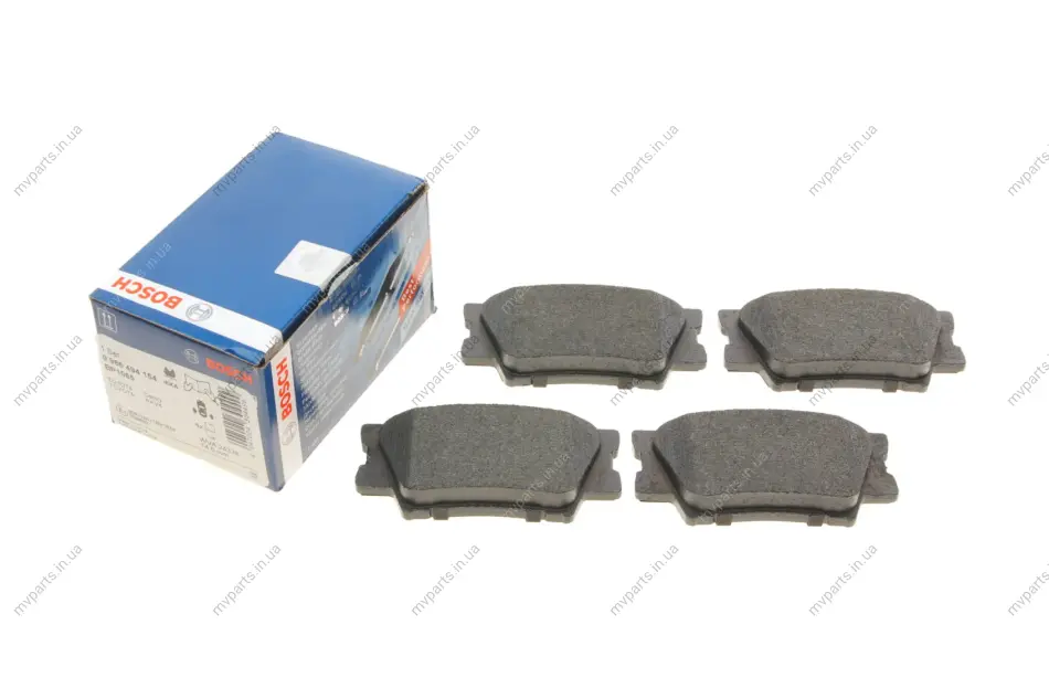 Колодки гальмівні (задні) Toyota Camry/Rav4 IV 05-/Avalon 12-18/Lexus ES 06-18 0 986 494 154 BOSCH 0-986-494-154 (фото 1)
