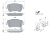 Колодки гальмівні (передні) Opel Agila B 08-14/Suzuki Swift III 05- 0 986 494 160 BOSCH 0-986-494-160 (фото 5)