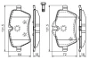 Колодки гальмівні (передні) Mini (R50/R53/R56/R59) 03-15 0 986 494 168 BOSCH 0-986-494-168 (фото 5)