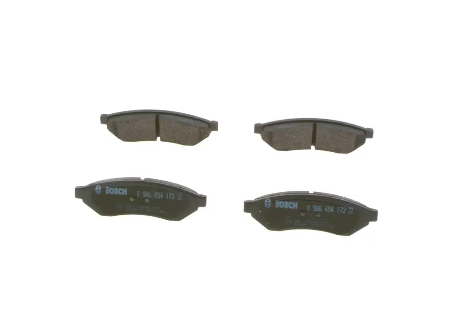 Колодки гальмівні (задні) Daewoo Evanda/Chevrolet Epica 02- 0 986 494 172 BOSCH 0-986-494-172 (фото 1)