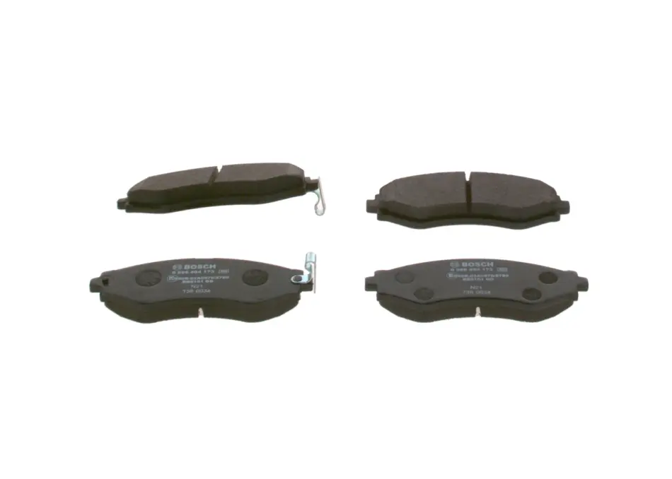 Колодка гальм. диск. CHEVROLET EPICA 2.0 2.0D 2.5 06 - передн. (вир-во Bosch) BOSCH 0-986-494-173 (фото 1)
