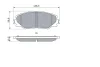 Колодка гальм. диск. TOYOTA RAV 4 передн. (вир-во Bosch) BOSCH 0-986-494-174 (фото 4)