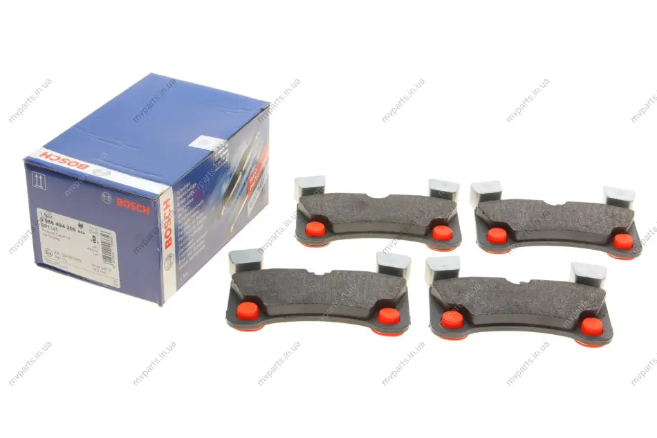 Колодки гальмівні (задні) Audi Q7/ Porsche Cayenne/ VW Touareg 04-15 (Brembo) 0 986 494 205 BOSCH 0-986-494-205 (фото 1)