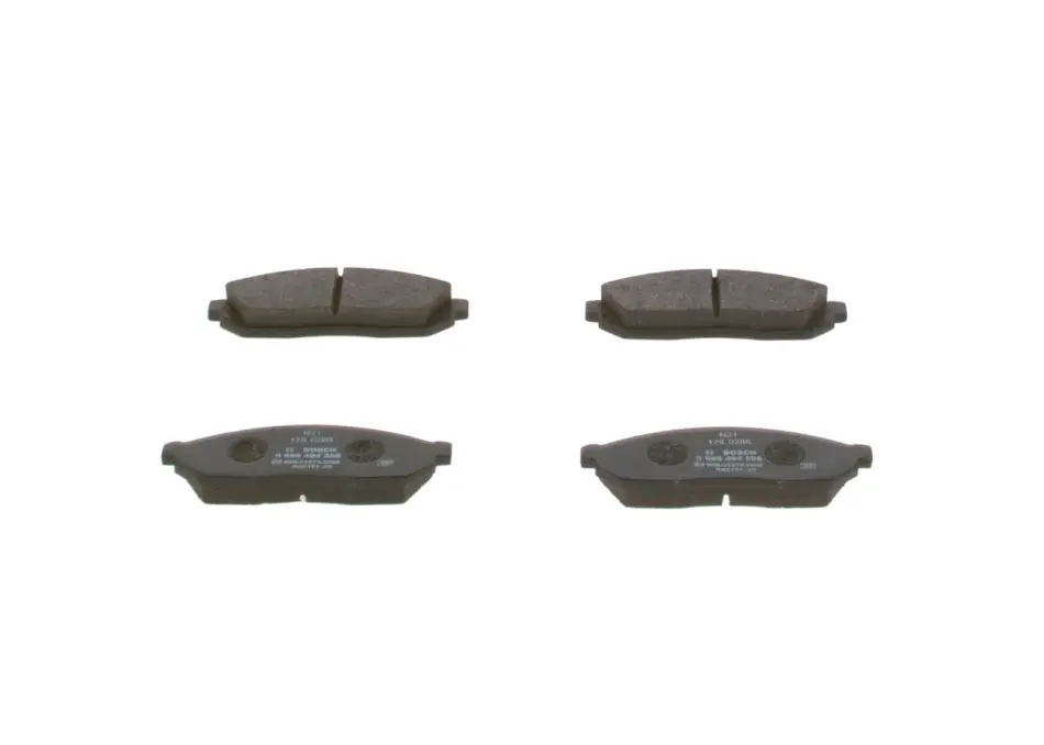 Колодки гальмівні (передні) Honda Civic 79-84/Suzuki Alto 82-96 0 986 494 208 BOSCH 0-986-494-208 (фото 1)
